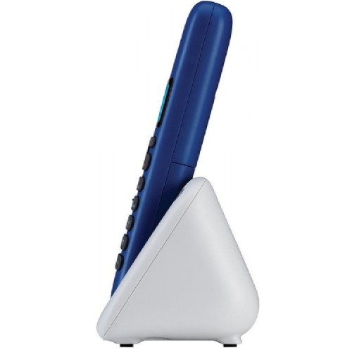CORDLESS PHONES  T301 ROYAL BLUE/GREY SINGLE ΜΕ ΑΝΟΙΧΤΗ ΑΚΡΟΑΣΗ